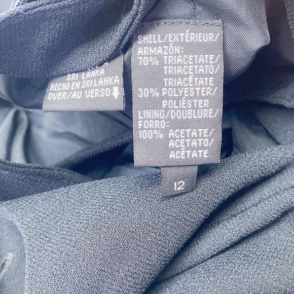 Liz Claiborne Dress Black Criss Cross Cocktail Dress - Picture 11 of 14